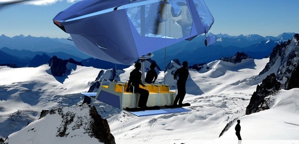 Вертолет для сноубордистов. Концепт
